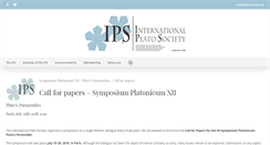 Desktop Screenshot of platosociety.org