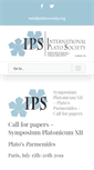 Mobile Screenshot of platosociety.org